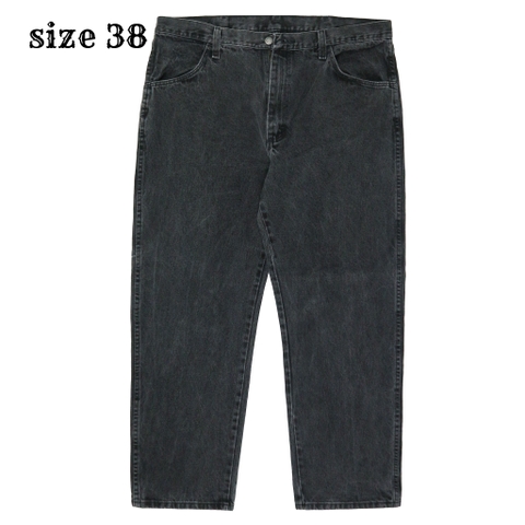 00s Rustler Black Denim Worker Jeans Size 38