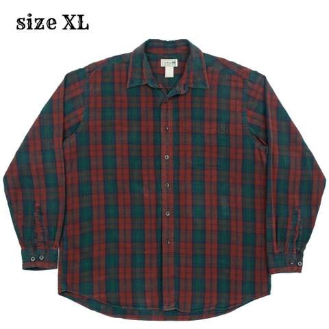 L.L.Bean Outdoor Button-down Plaid Shirt Size XL