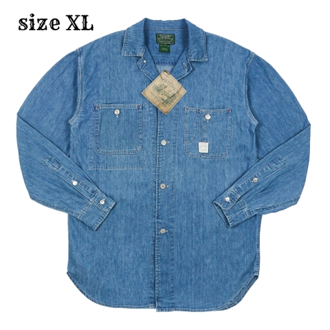 80s Polo Country by Ralph Lauren Denim Shirt Size XL