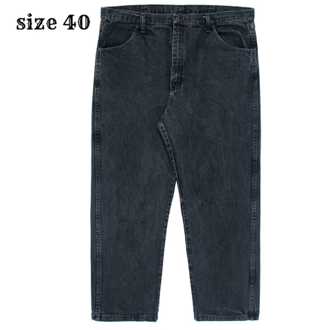 00s Rustler Black Denim Worker Jeans Size 40