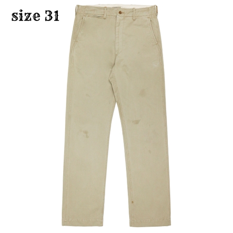 Buzz Rickson’s Type Military Khaki Trousers Size 31
