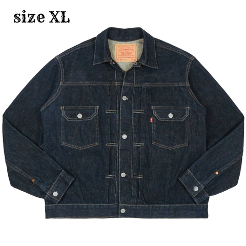 90s LEVI'S 507XX Valencia 555 Type 2 Denim Jacket Size XL