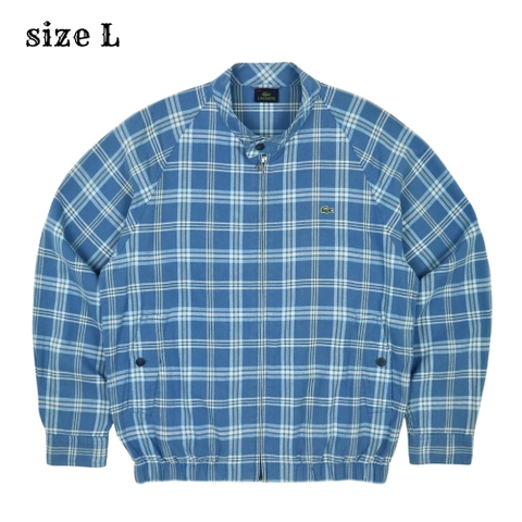 Lacoste Plaid Check Sport Jacket Size L