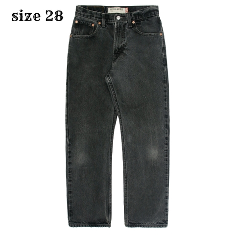 2000s Levi's 505 Black Denim Jeans Size 28