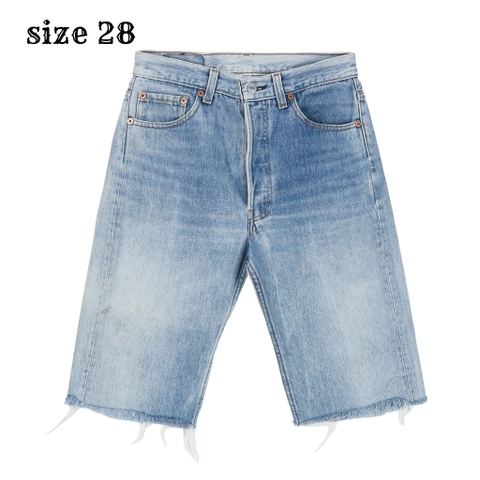 90s Levi's 501 USA Denim Cutted Shorts Size 28