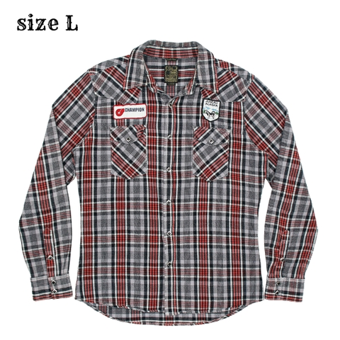 Lucky Store Japan Flannel Western Shirt Size L