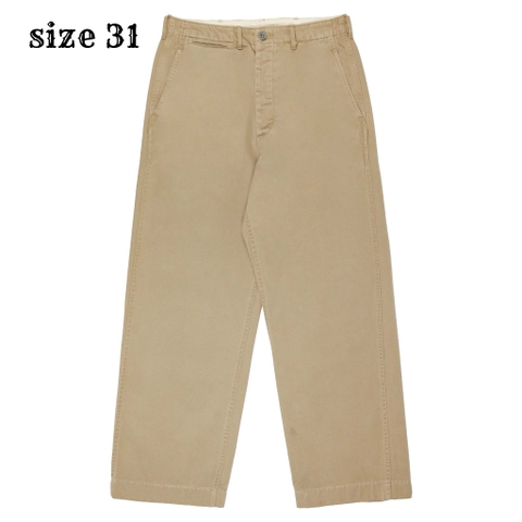 Buzz Rickson’s Type Military Khaki Trousers Size 31