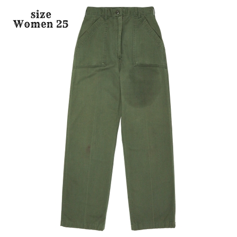 Vtg U.S. Army OG-507 Utility Pants Women Size 25