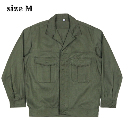 Vtg Japanese Olive Work Jacket Size M