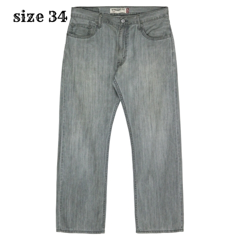 00s Levi's 505 Gray Denim Jeans Size 34