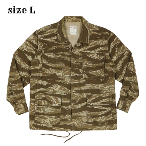 Dog House Tiger Camo Canvas Jacket Size L