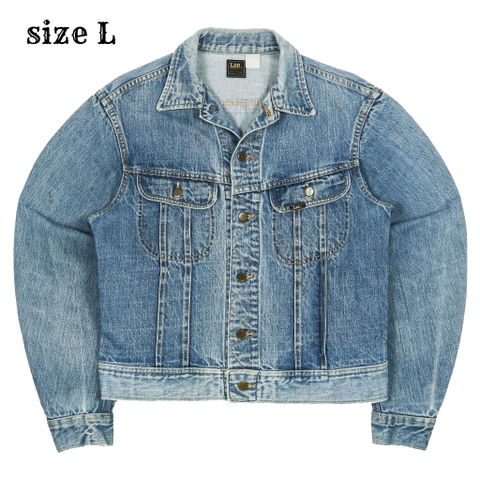 Vintage 70s Lee USA Denim Jacket Size L