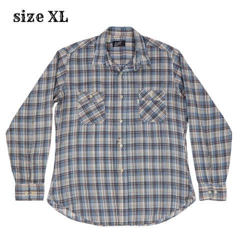 Vintage 80s Levi's USA Men Work Shirt Size XL