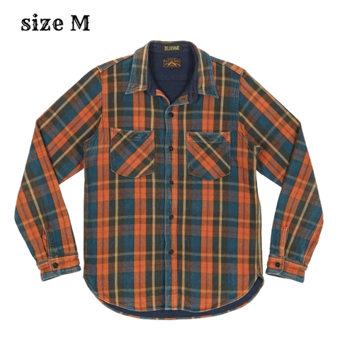 Deluxeware x Samurai Jeans x Cushman Heavy Flannel Shirt Size M
