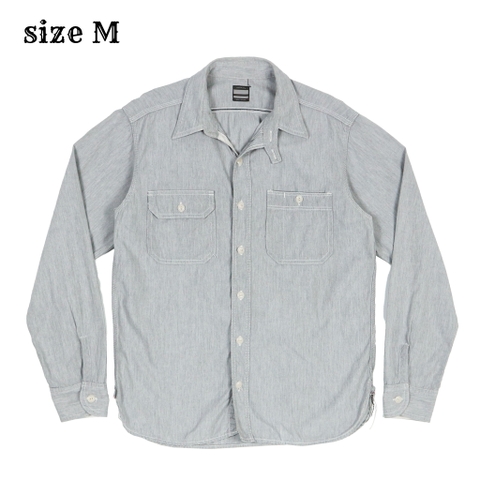Momotaro Japan Chambray Work Shirt Size M
