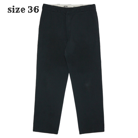 Dickies 874 Black Work Uniform Pants Size 36