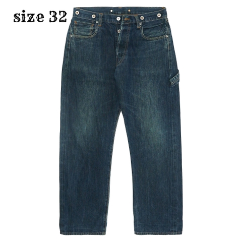 Post O’Alls x Beams Plus Selvedge Denim Carpenter Pants Size 32