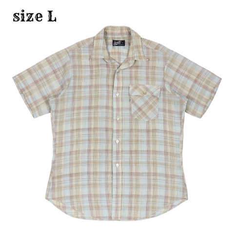 Vintage 80s Levi's USA Men Work Shirt Size L