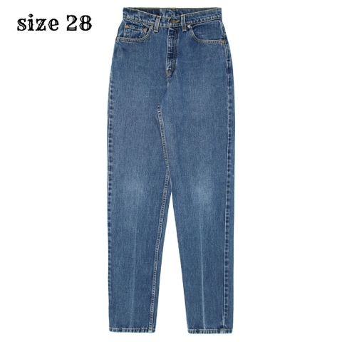 90s Levi's 521 Made in USA Denim Jeans Size 28