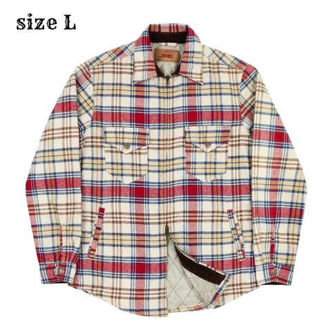 2000s Levi's Shirt Jacket Quilted Lined Size L