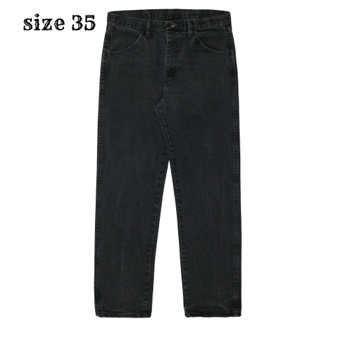 00s Rustler Black Denim Worker Jeans Size 35