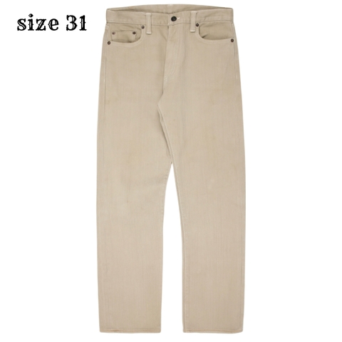 The Flat Head Lot 2104 Selvedge Cotton Pants Size 31