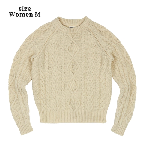 Beams Boy Wool Knitted Sweatshirt Women Size M