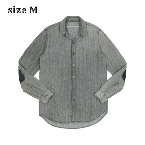 John Lawrence Sullivan Grey Denim Shirt Size M