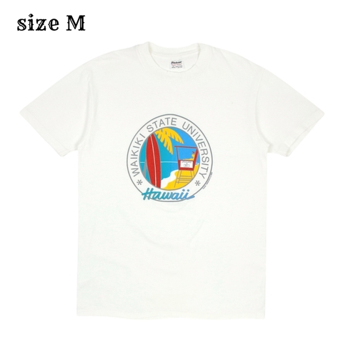 80s Stedman Made in USA Waikiki University T-Shirt Size M