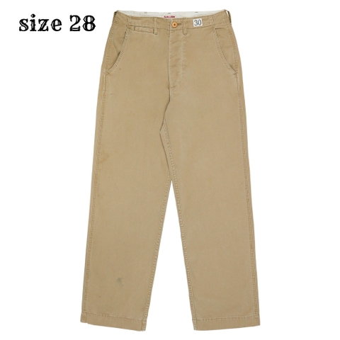 Gaijin Made Relaxed Type Khaki Work Pants Size 28