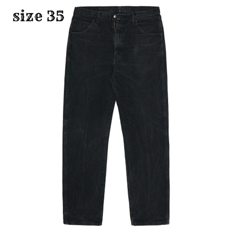 00s Rustler Black Denim Worker Jeans Size 35
