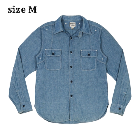 Pherrow's Japan Chambray Work Shirt Size M