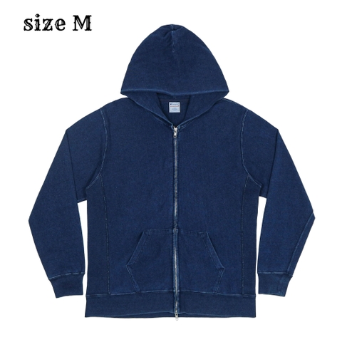 Champion Reverse Weave Indigo Blue Hoodie Size M
