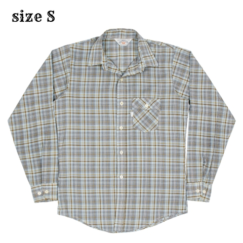 70s Vintage Levi's USA Plaid Shirt Size S