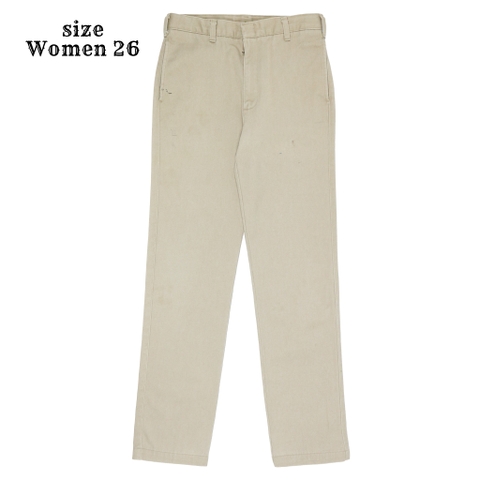 Mills Uniform Khaki Work Pants Women Size 26