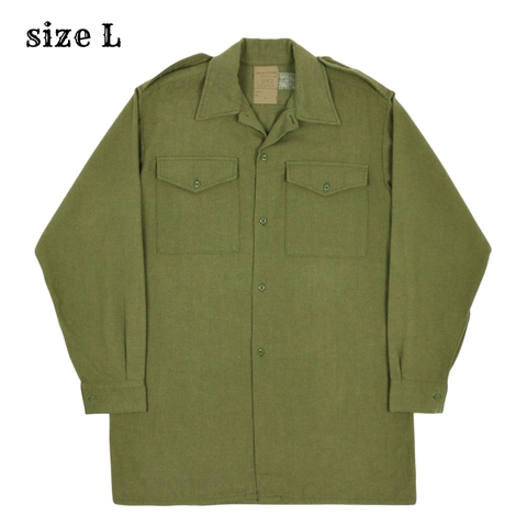 Vintage 70s British Army Wool Combat Shirt Size L