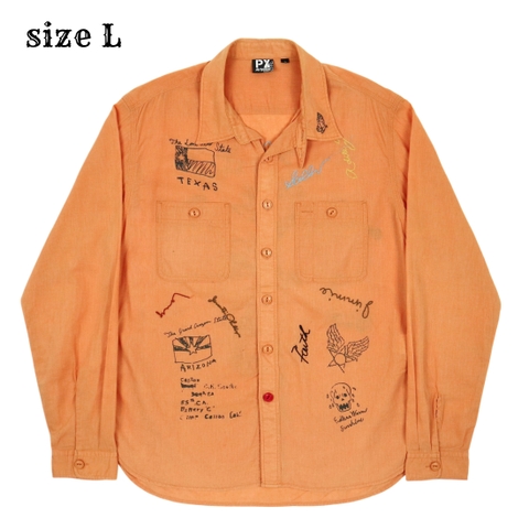 Avirex Company Graphic Work Shirt Size L