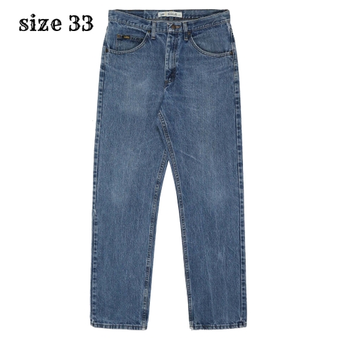 00s Lee Denim Faded Blue Jeans Size 33