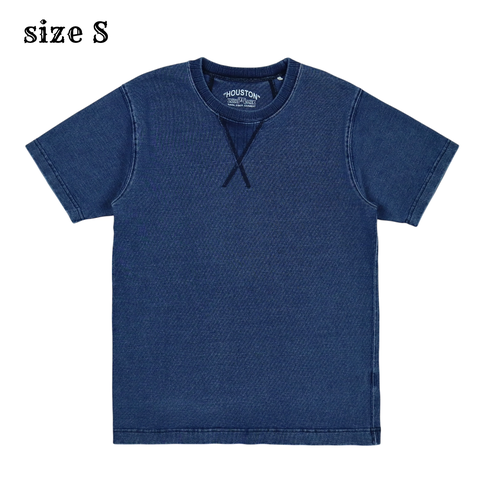 Houston Washed Indigo Tee Shirt Size S