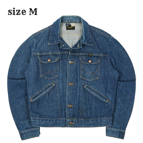 Vintage 70s Wrangler USA Denim Jacket Size M