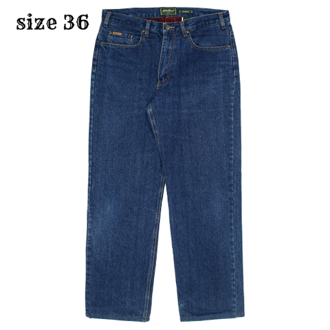 Eddie Bauer Flannel-lined Denim Jeans Size 36