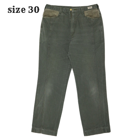 Elanvital Made in Japan Olive Canvas Pants Size 30