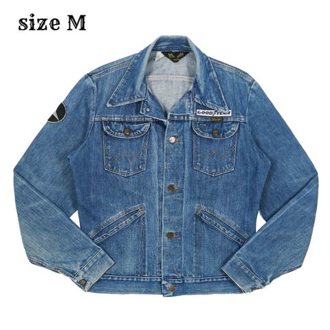 Vtg 80s Wrangler USA Denim Jacket Size M