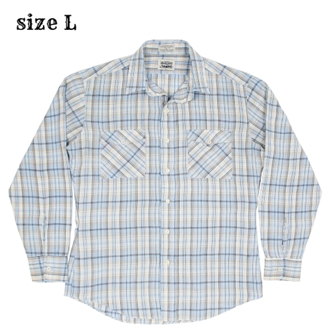 80s Levi's Original Men’s Plaid Shirt Size L
