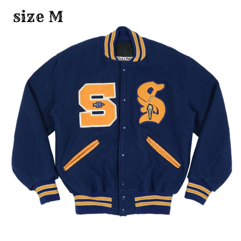 90s DeLong Made in USA Varsity Jacket Size M