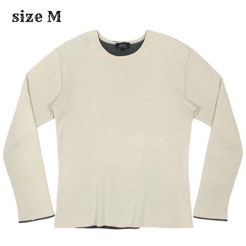 A.P.C. Made in France Two-layer L/S Shirt Size M