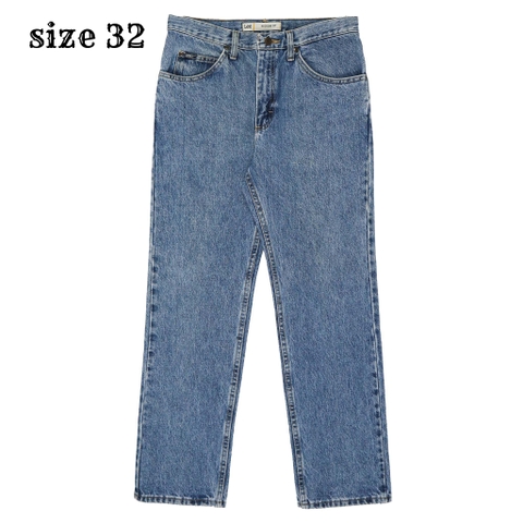 00s Lee Denim Faded Blue Jeans Size 32