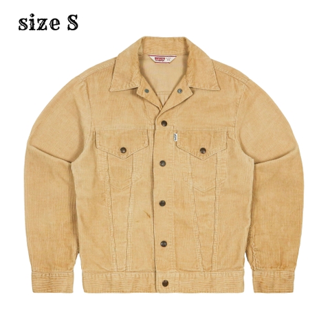 Vintage 70s Levi's Type 3 Corduroy Jacket Size S
