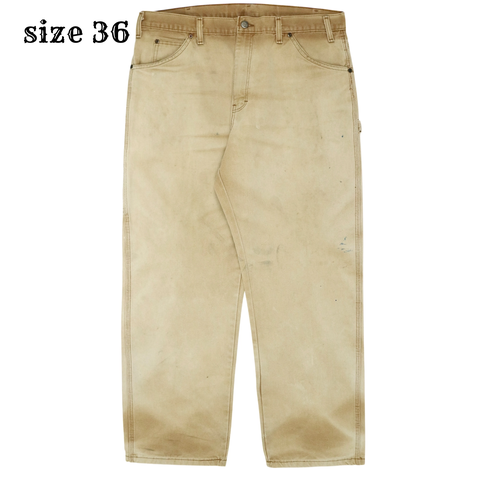 Dickies Faded Canvas Carpenter Pants Size 36