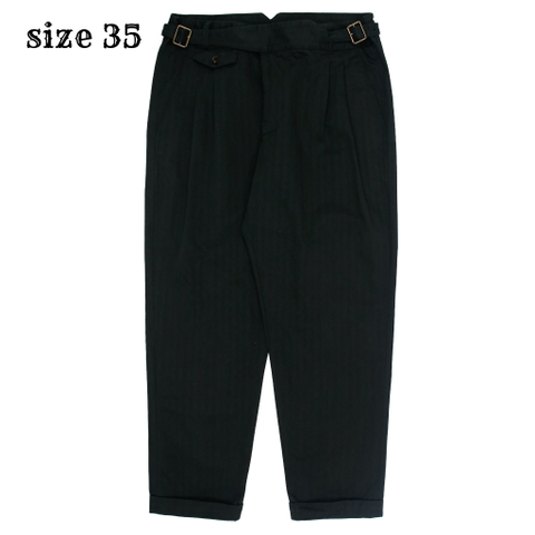 Pot & Craftsman Hbt Pleated Trousers Size 35